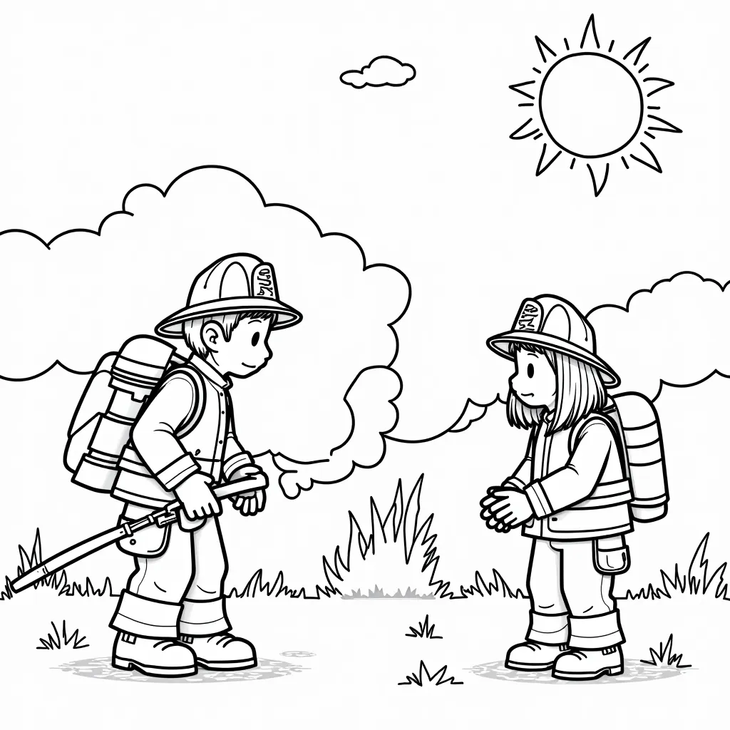 los Angeles fires coloring pages