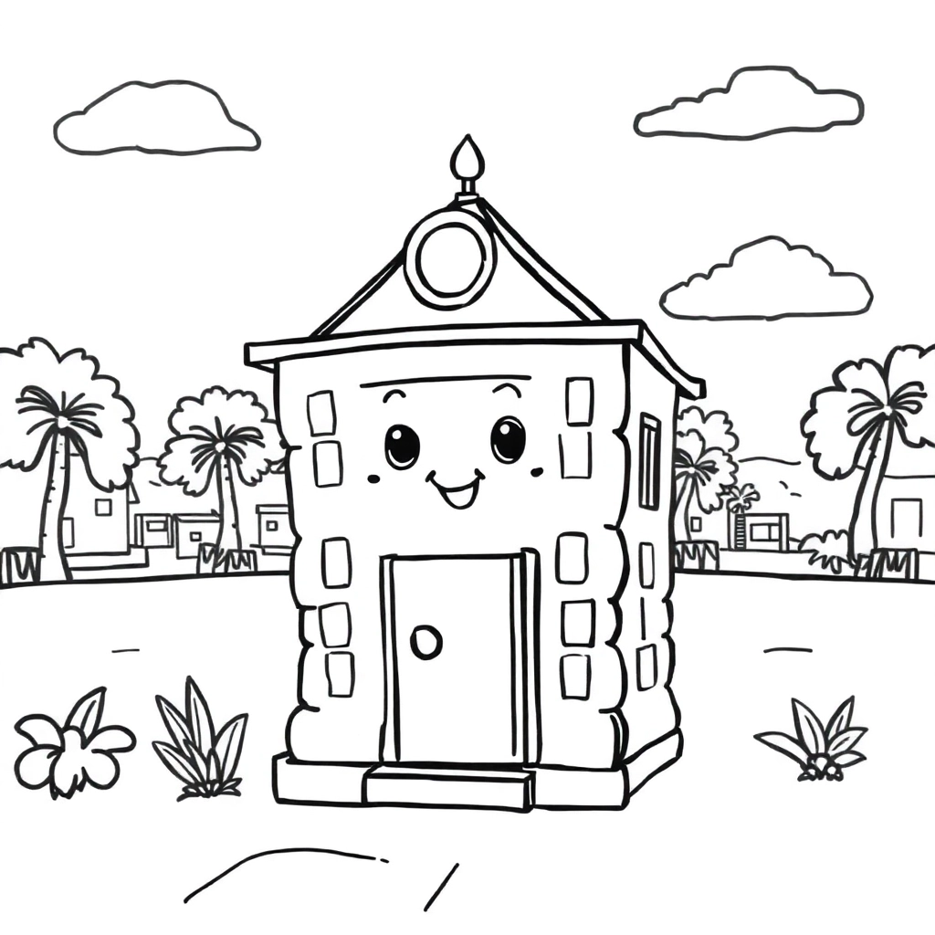  Bayi Square  صفحات التلوين