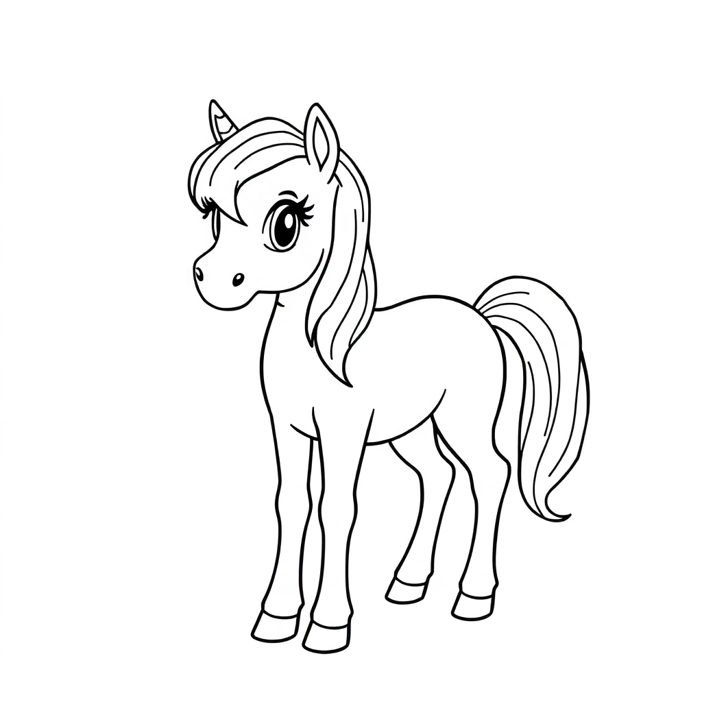 Pony Paulie  صفحات التلوين