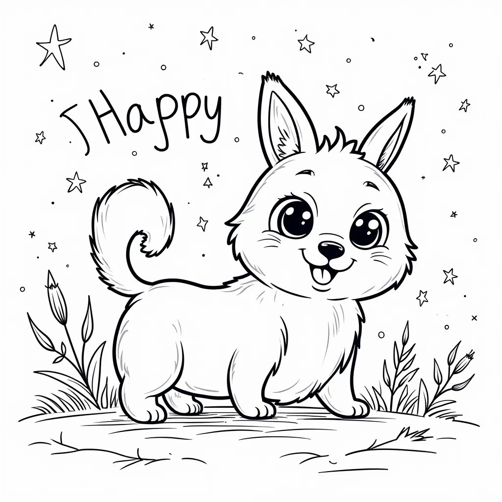 happy new year coloring pages