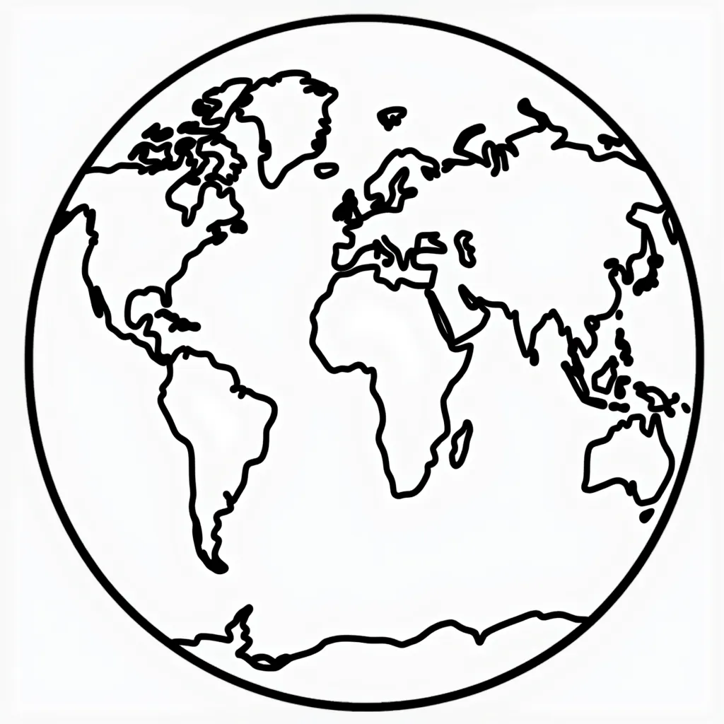 world coloring pages