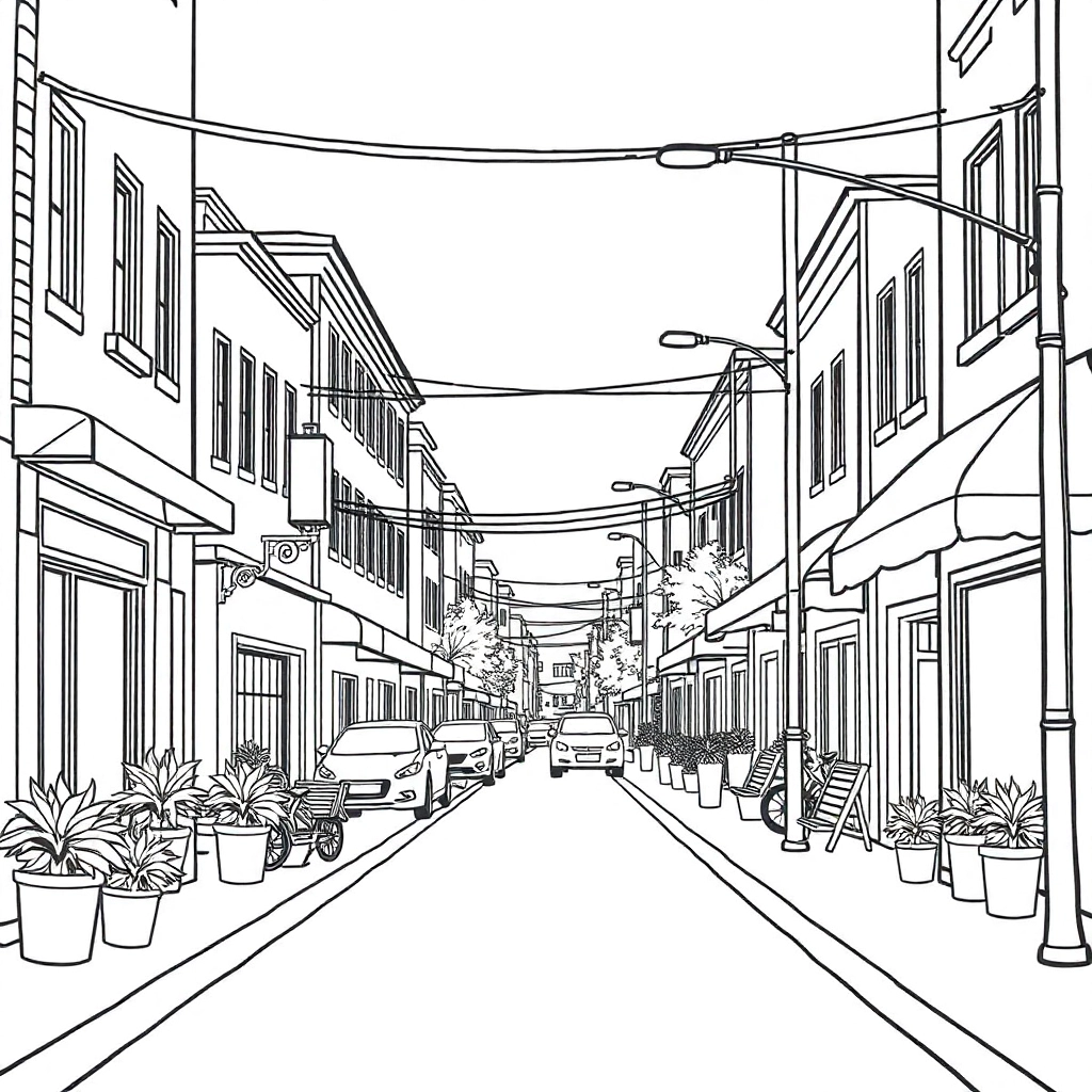 街景 صفحات التلوين