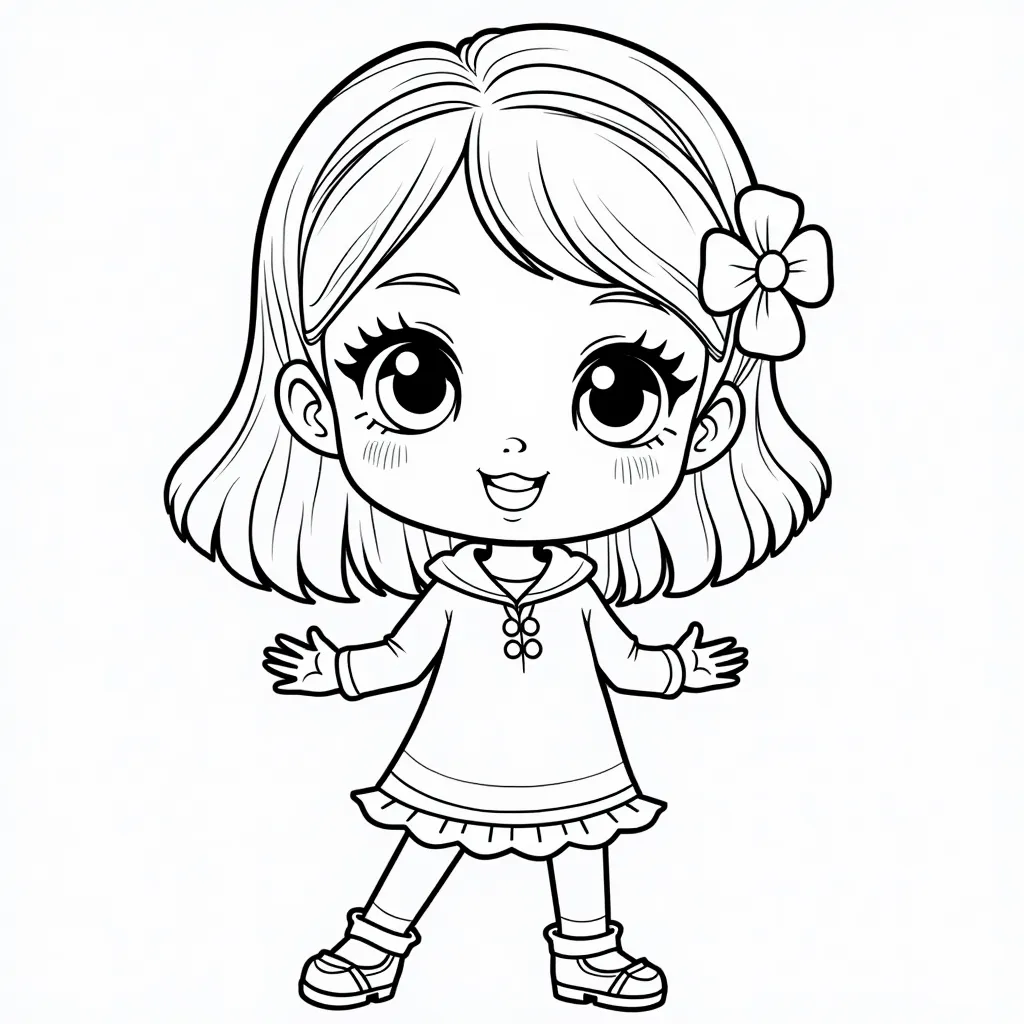 girl coloring pages