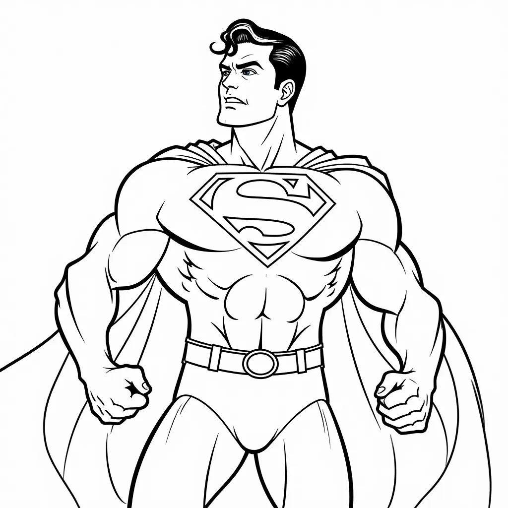 angry superman coloring pages