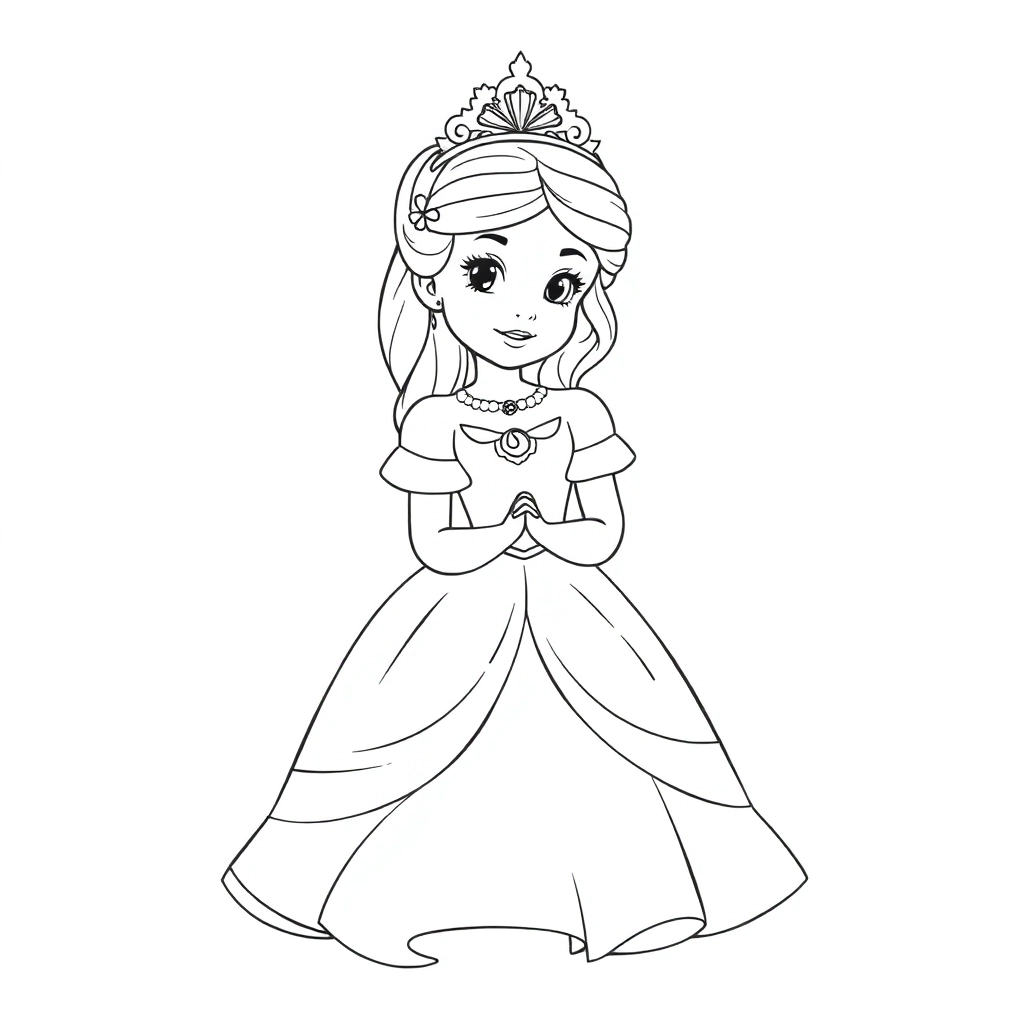 princesse charlotte صفحات التلوين