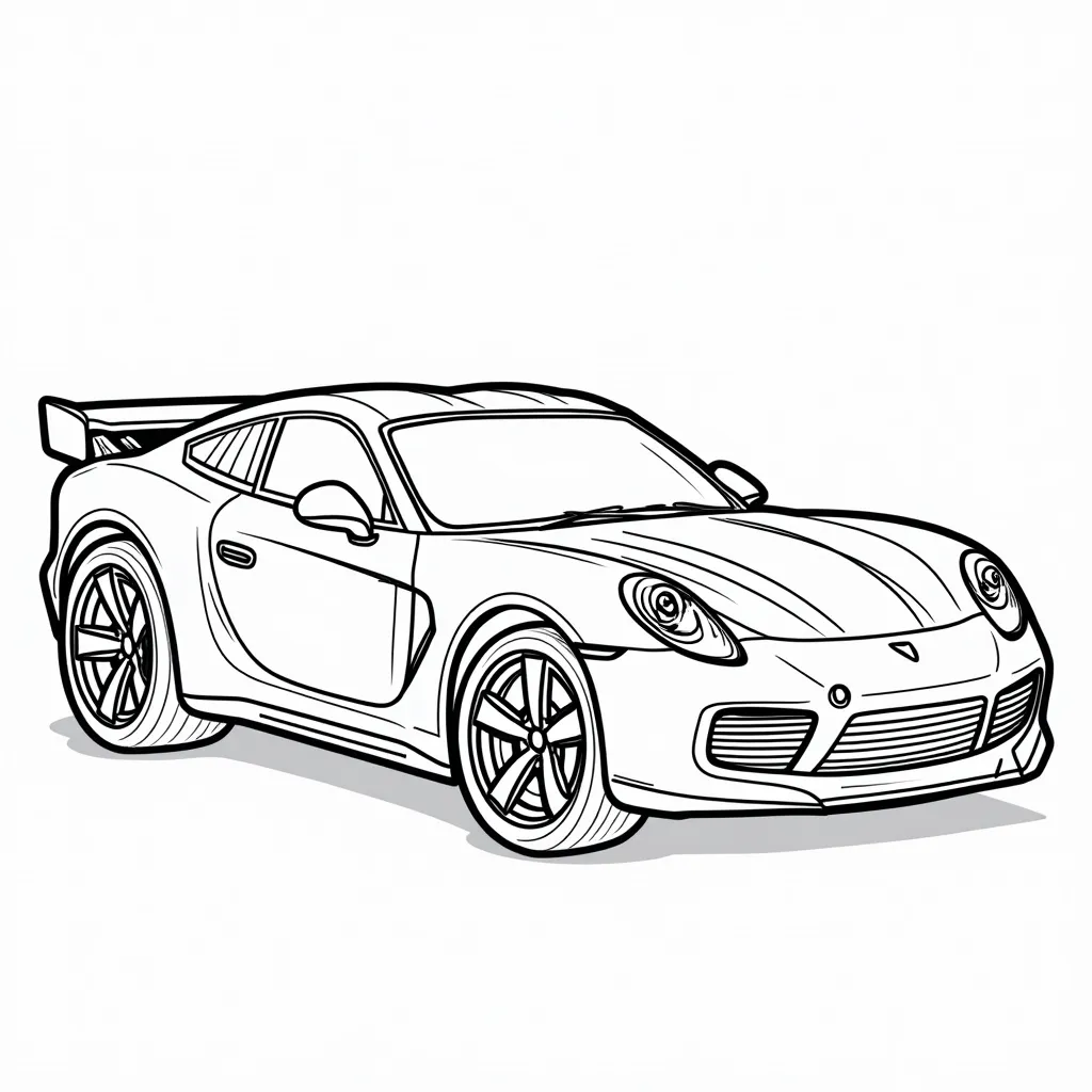 big car coloring pages