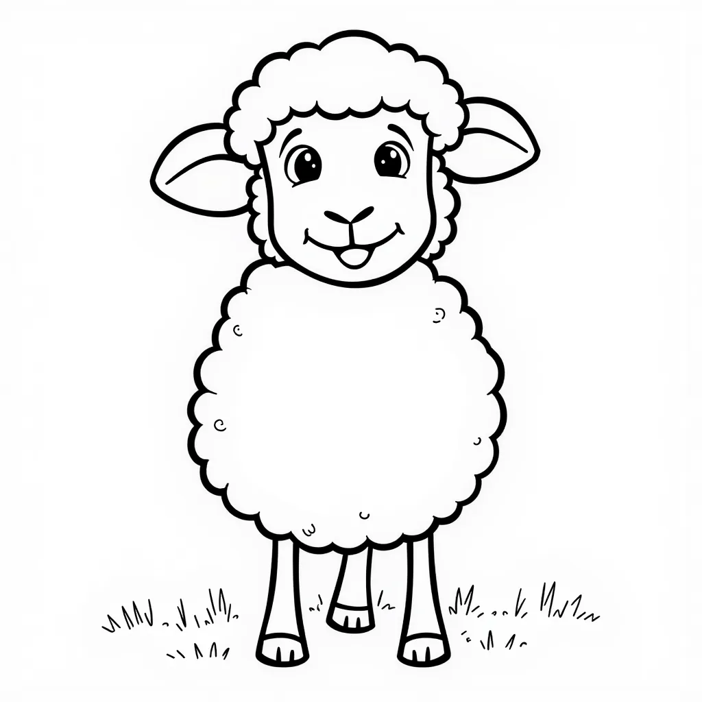 shaun sheep coloring pages