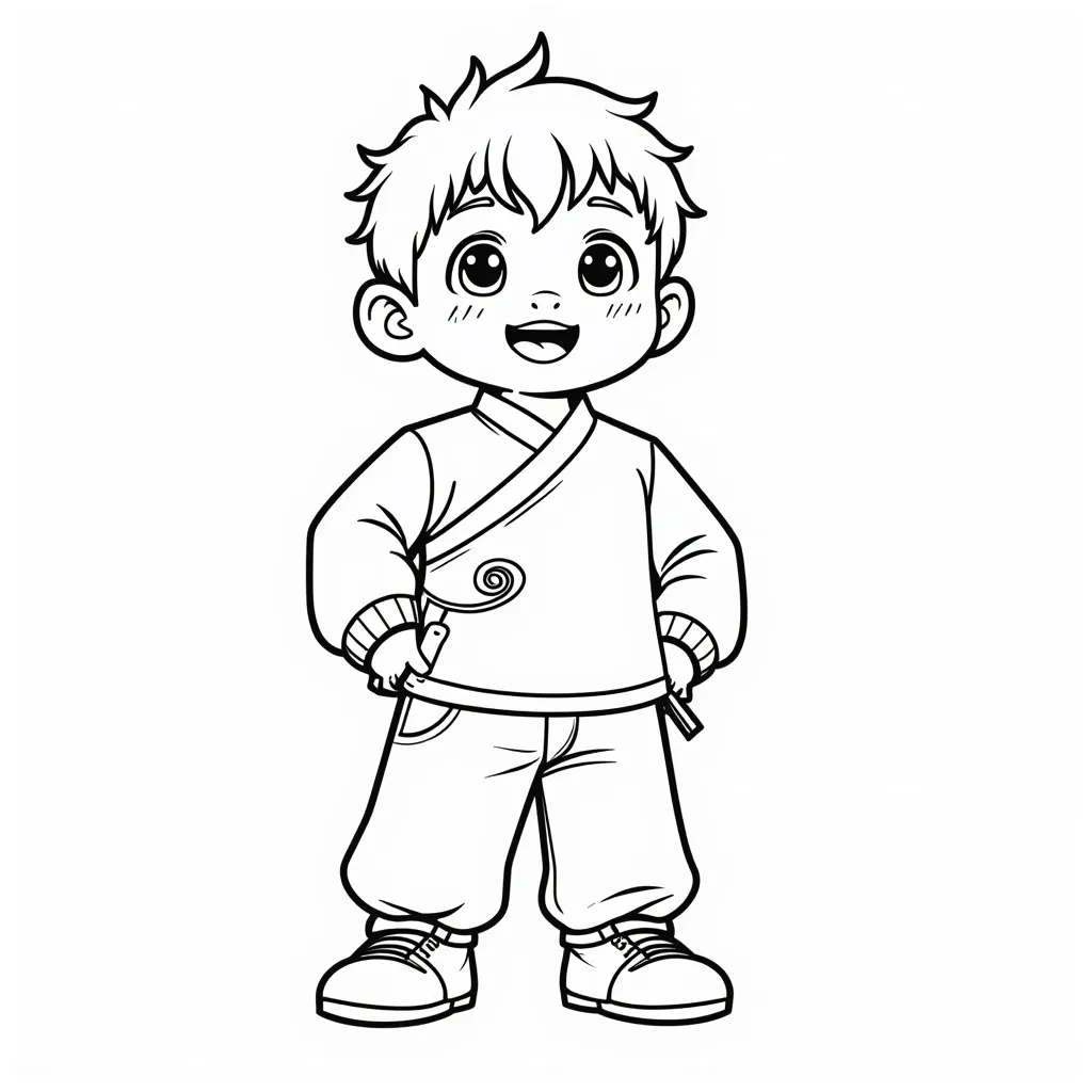 漂亮的陕北男孩 coloring pages