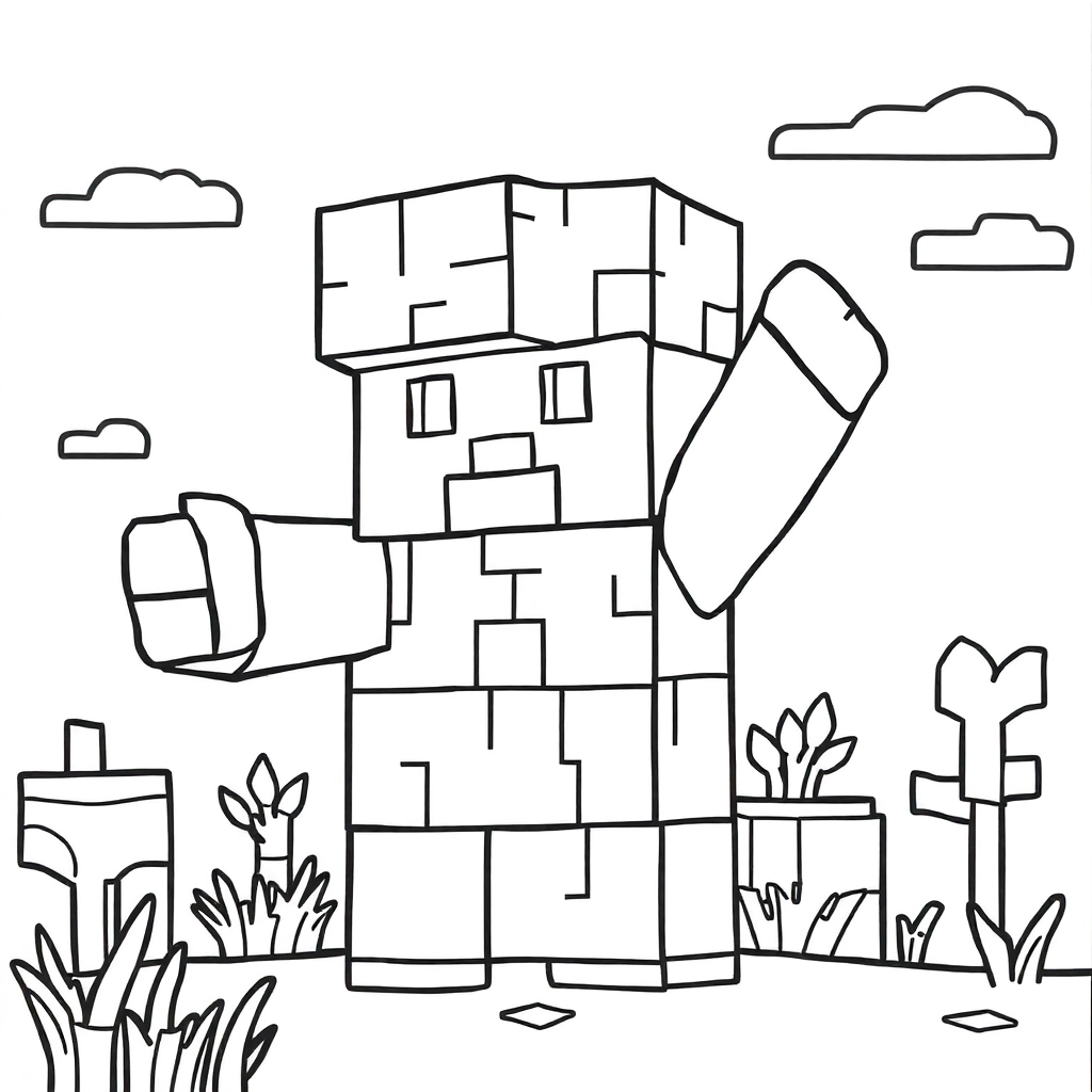 Mojang Studios صفحات التلوين