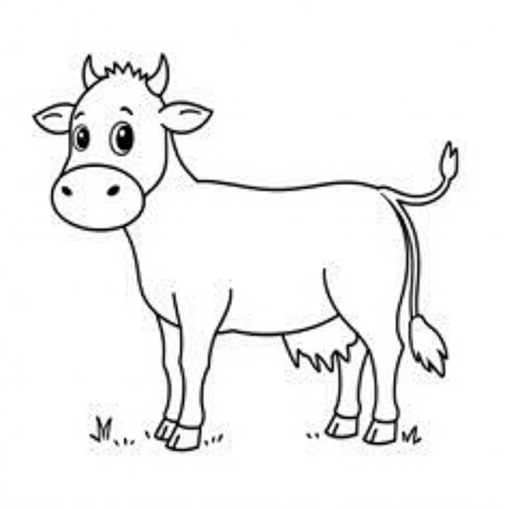 cow coloring pages