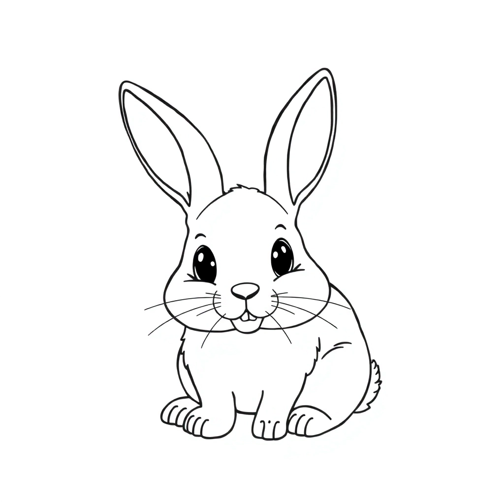 rabbit صفحات التلوين
