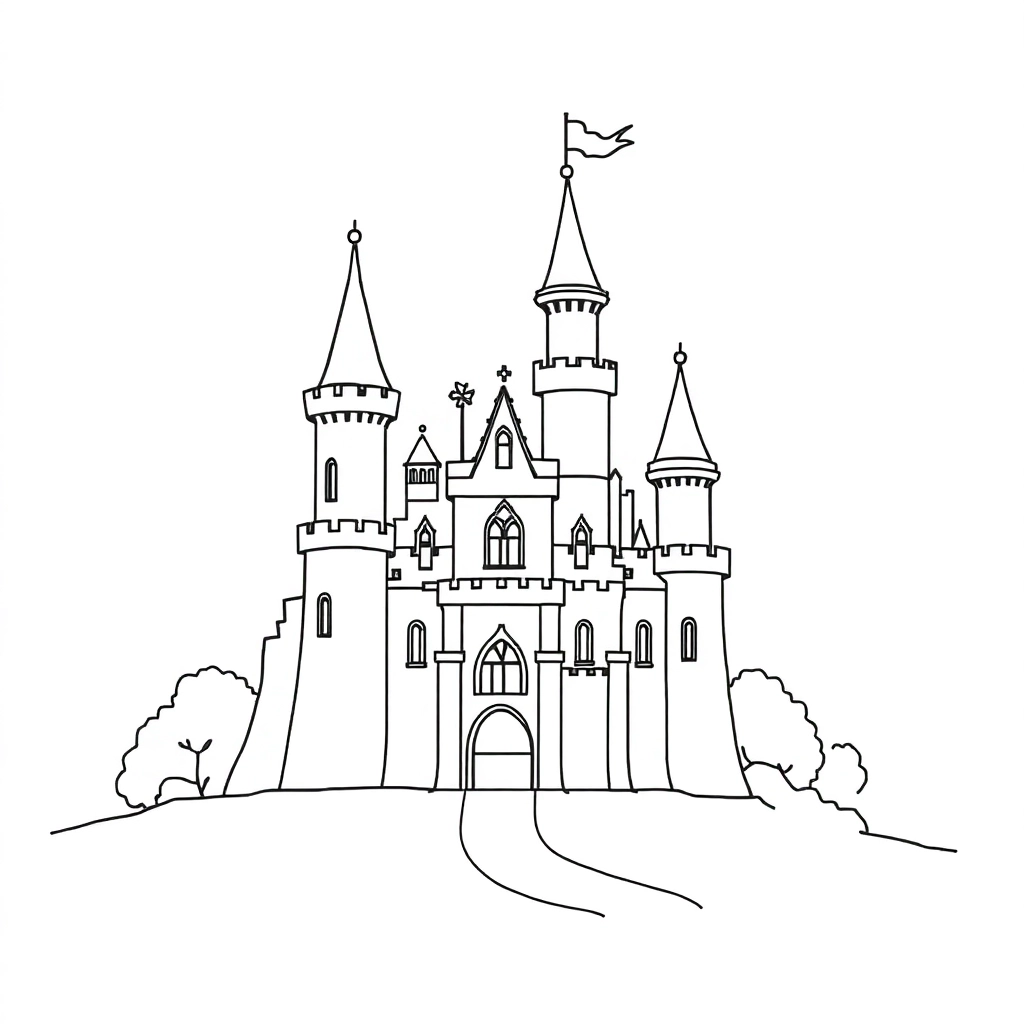 Castle صفحات التلوين