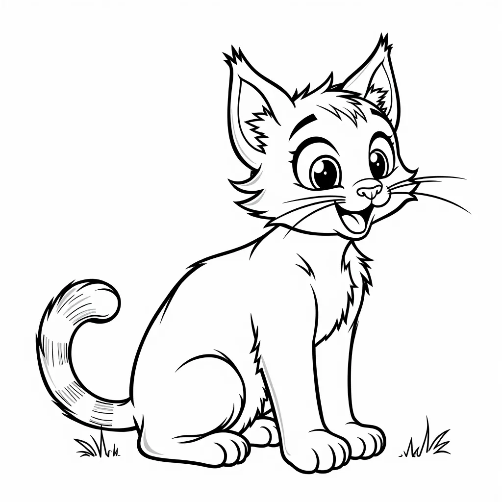 Tomcat coloring pages