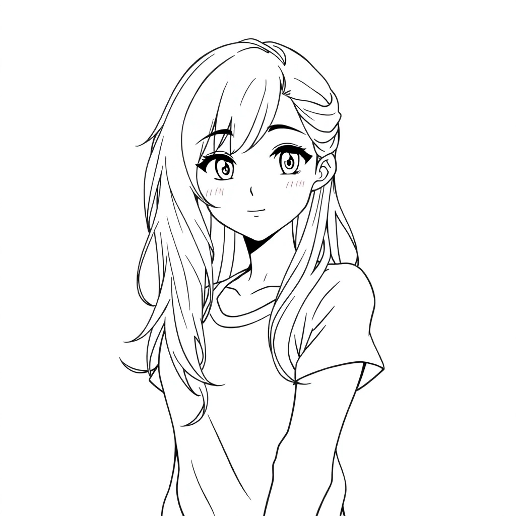 anime sexy woman صفحات التلوين