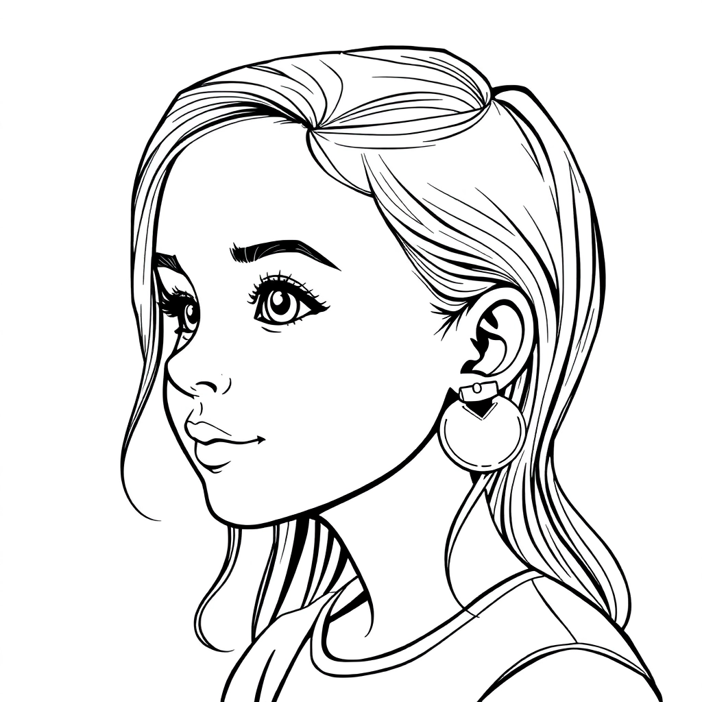 Girl with a Pearl Earring صفحات التلوين