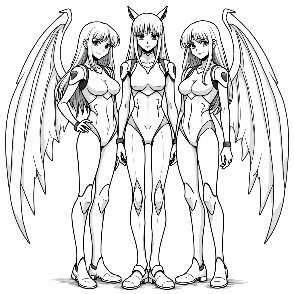 Neon Genesis Evangelion coloring pages