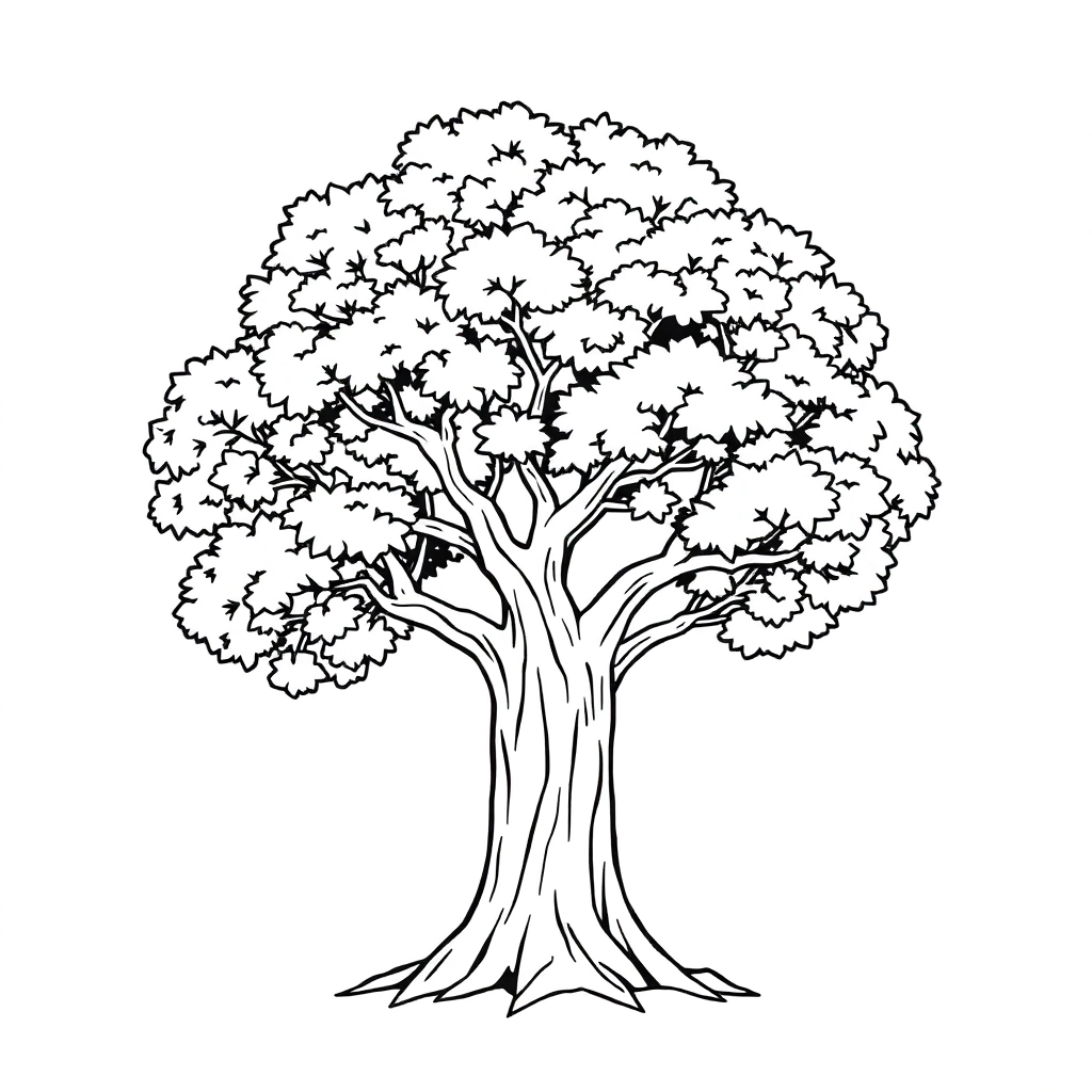 tree Coloring Pages