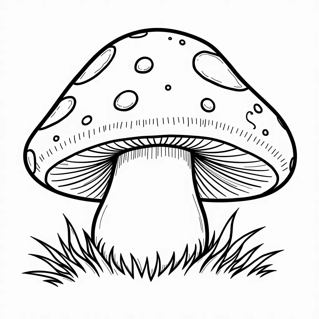 Super Mushroom coloring pages