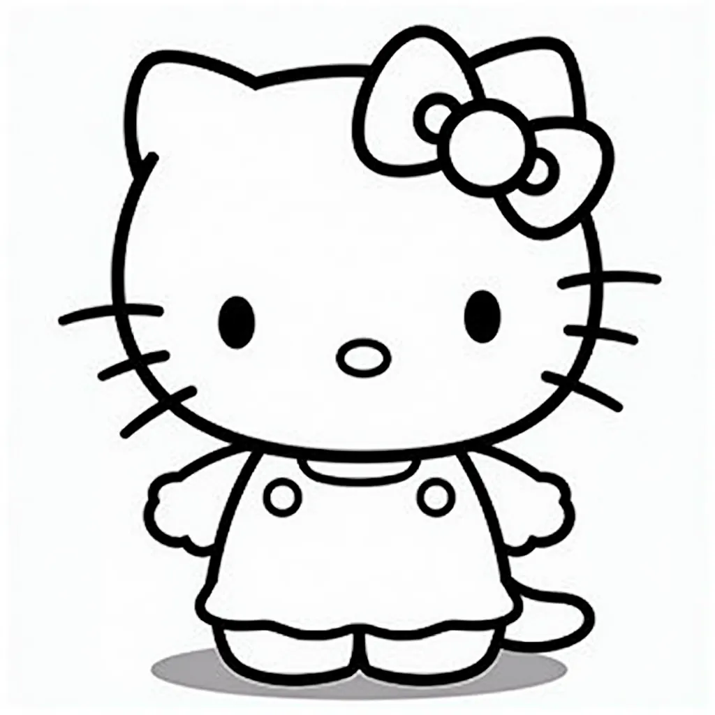 hello kitty coloring pages