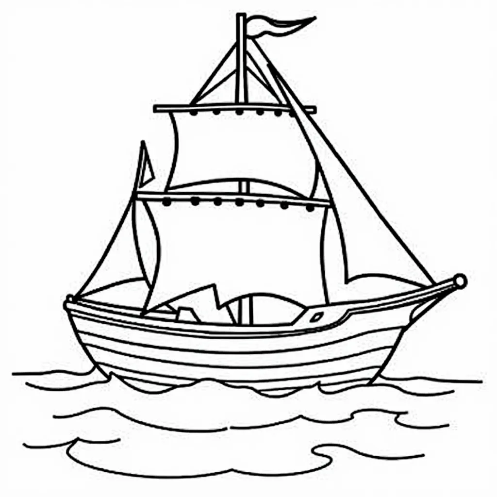 ship coloring pages