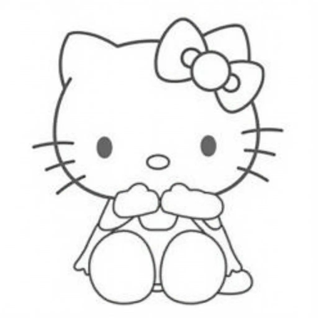 hello kitty coloring pages