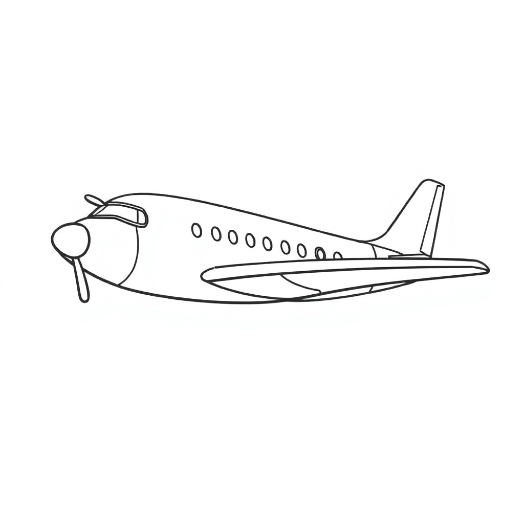 飞机 صفحات التلوين