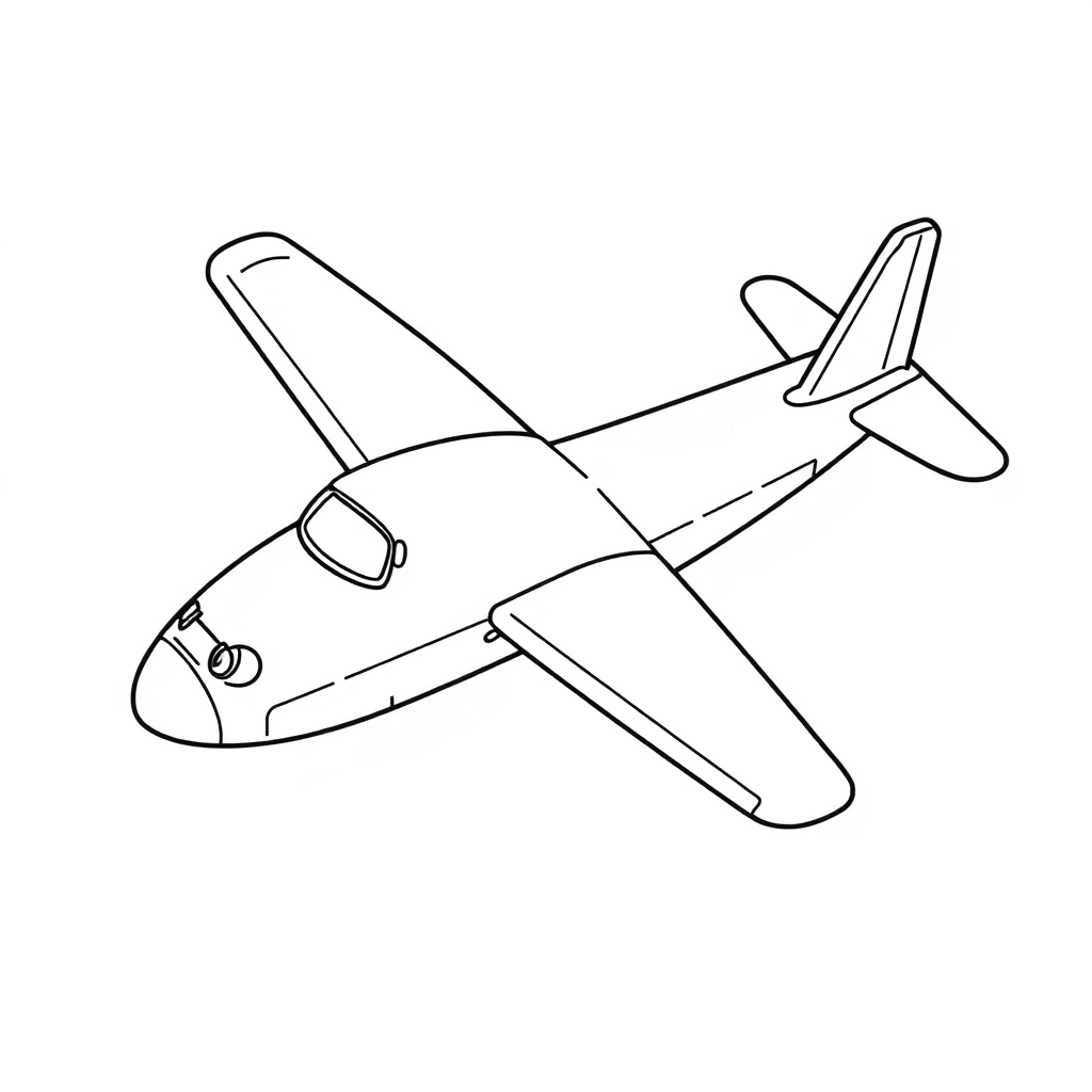 طائرة كرتونية