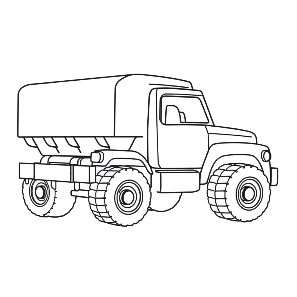 a batteryoperated toy truck صفحات التلوين