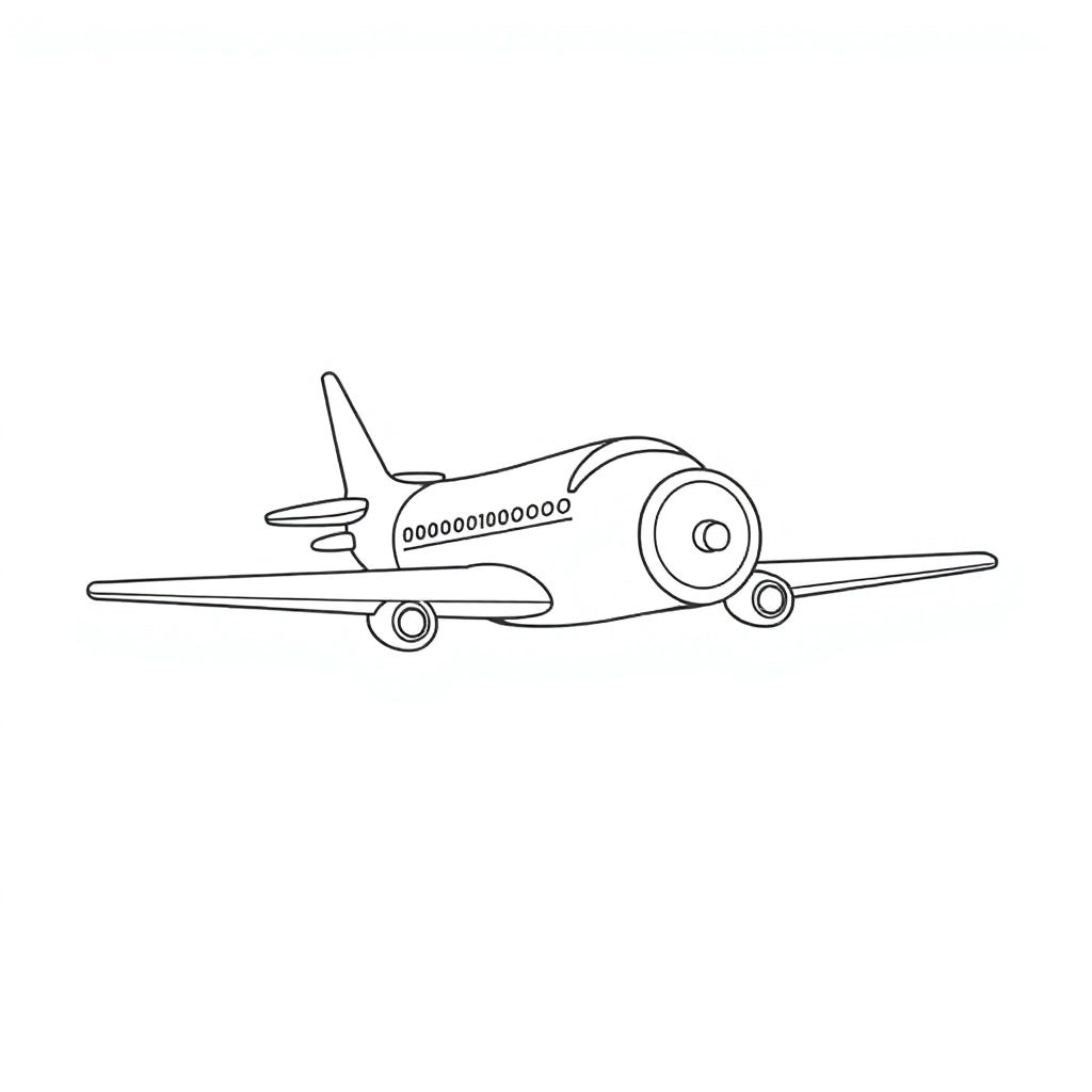 飞机 صفحات التلوين