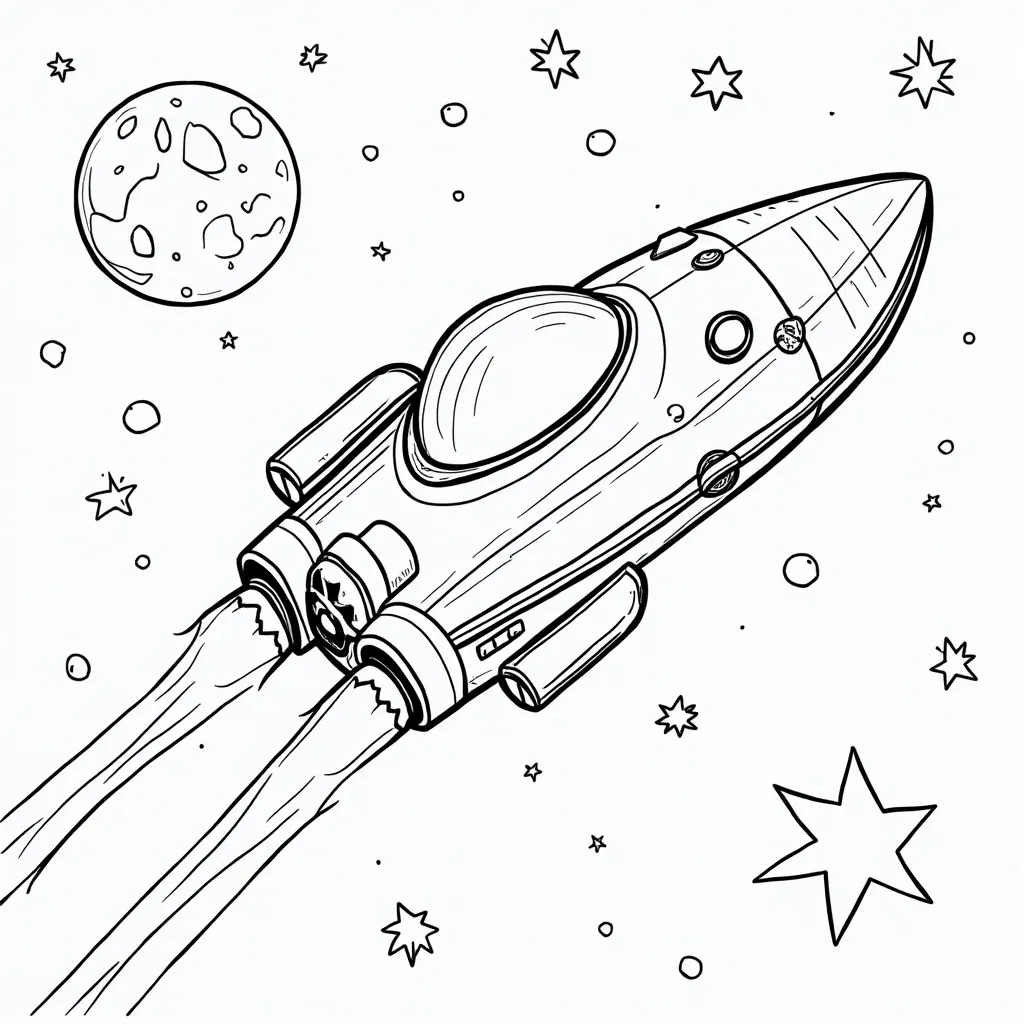 宇宙星舰 coloring pages