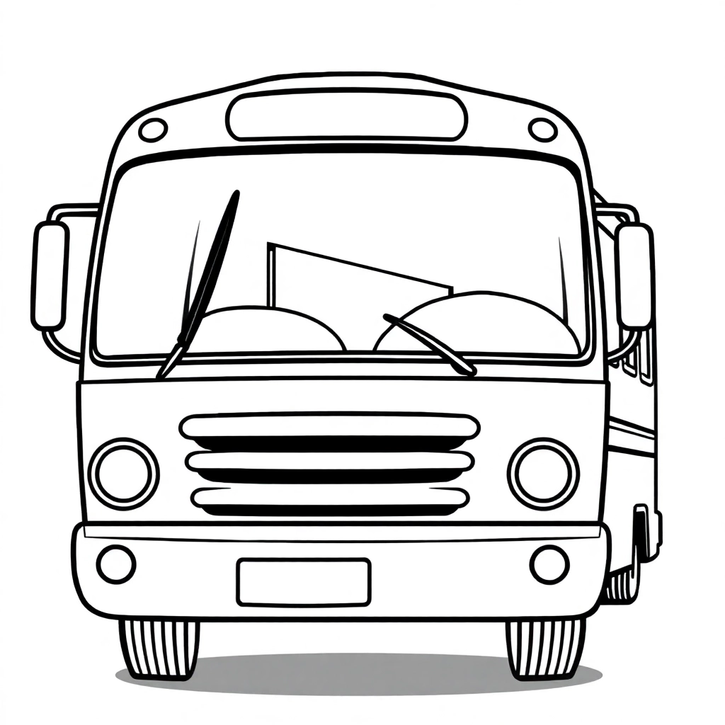 3路公交车 صفحات التلوين