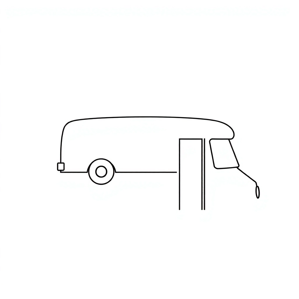 真实大巴车 صفحات التلوين