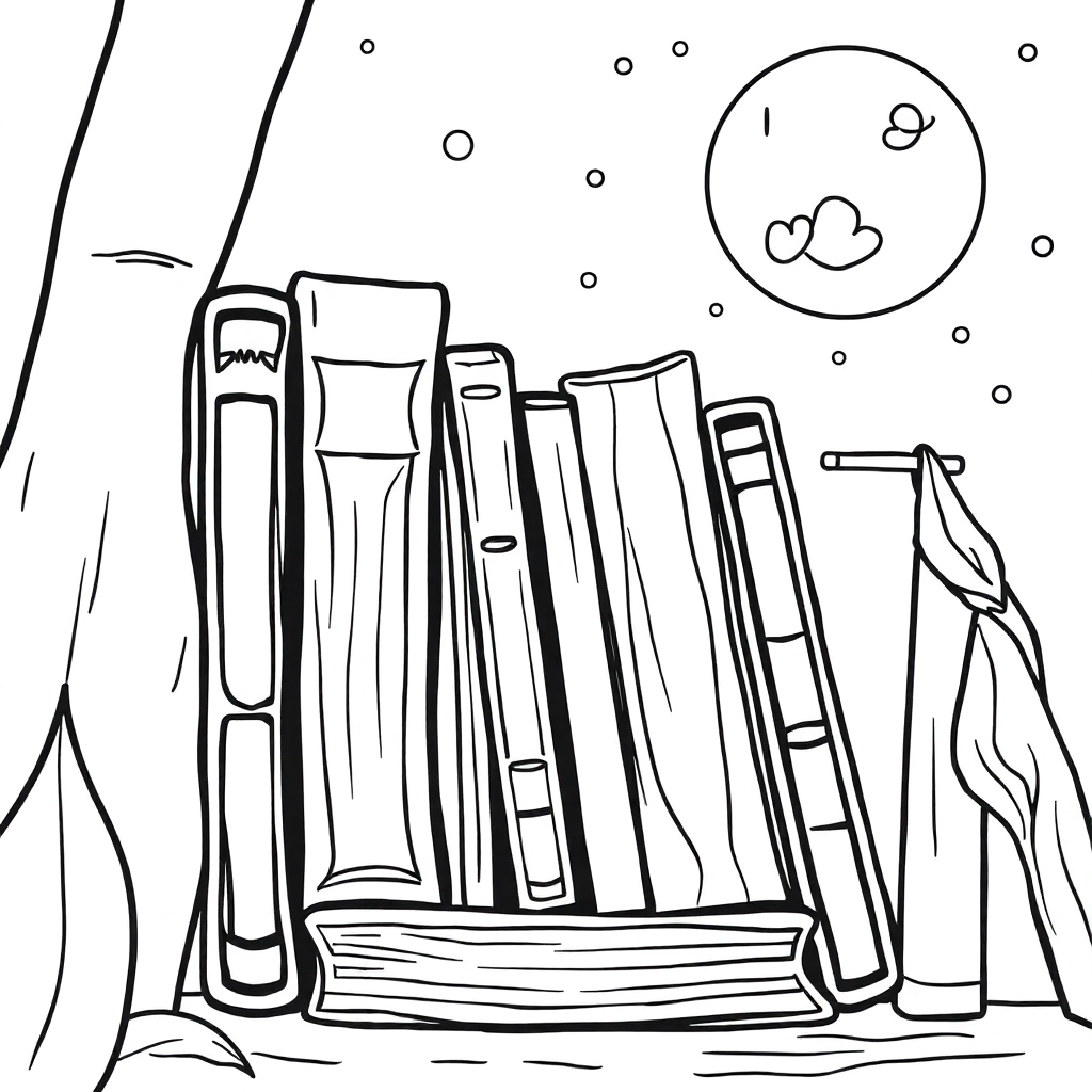 books صفحات التلوين