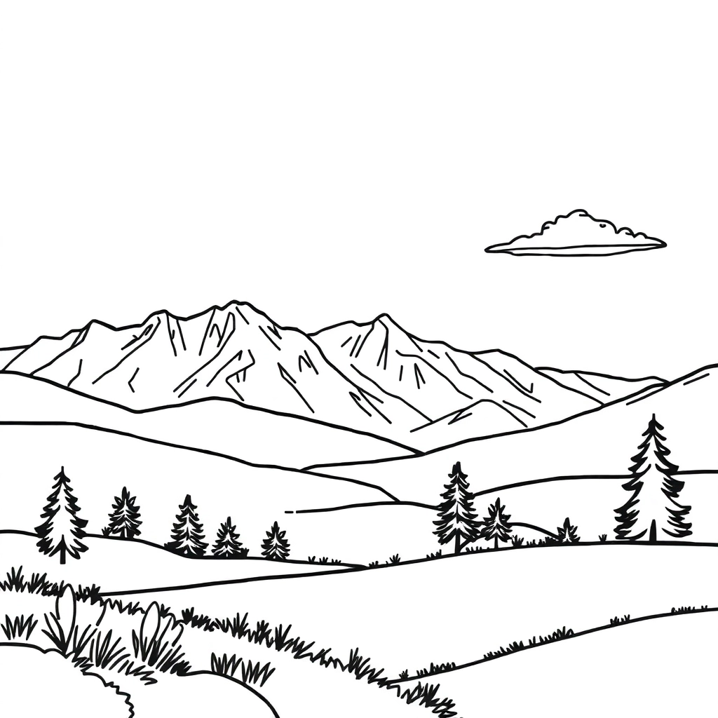 风景 صفحات التلوين