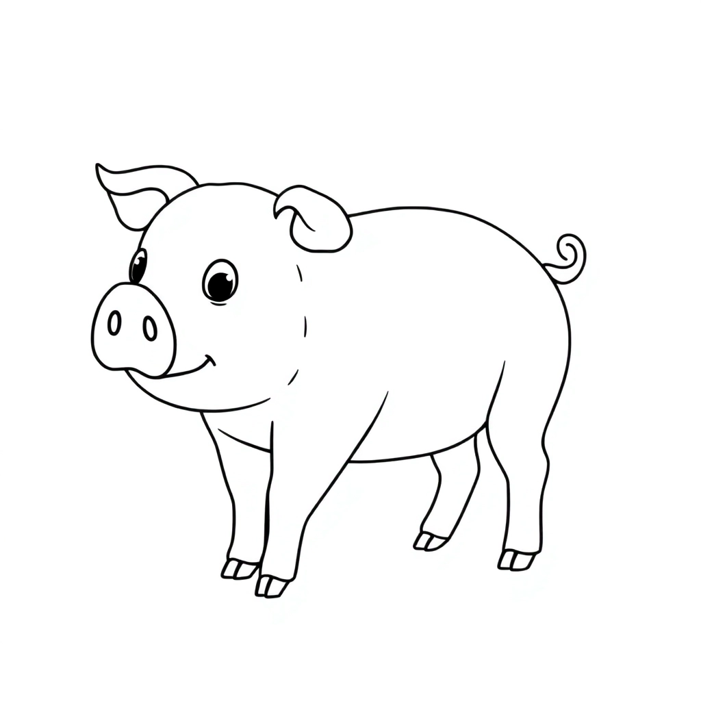 pig صفحات التلوين