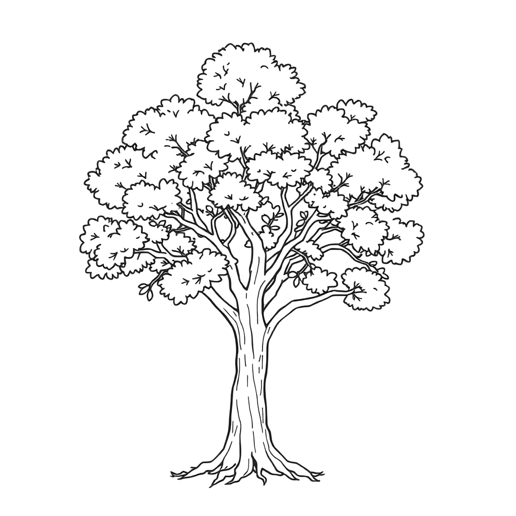 tree Coloring Pages