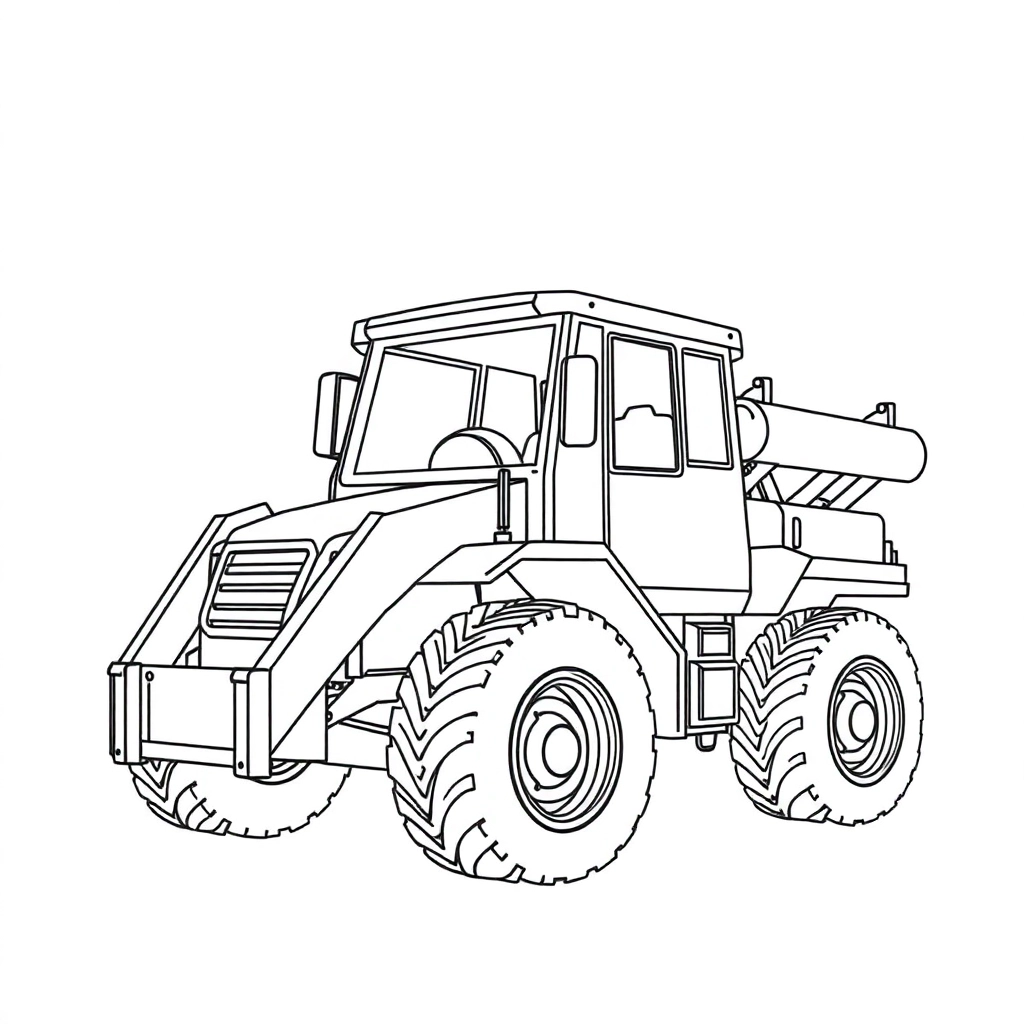 Engineering vehicle صفحات التلوين