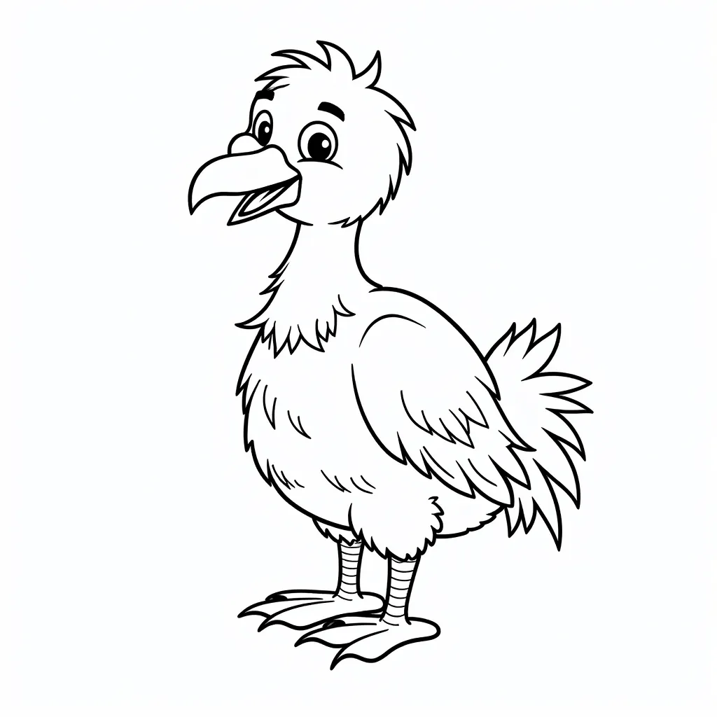 big bird coloring pages