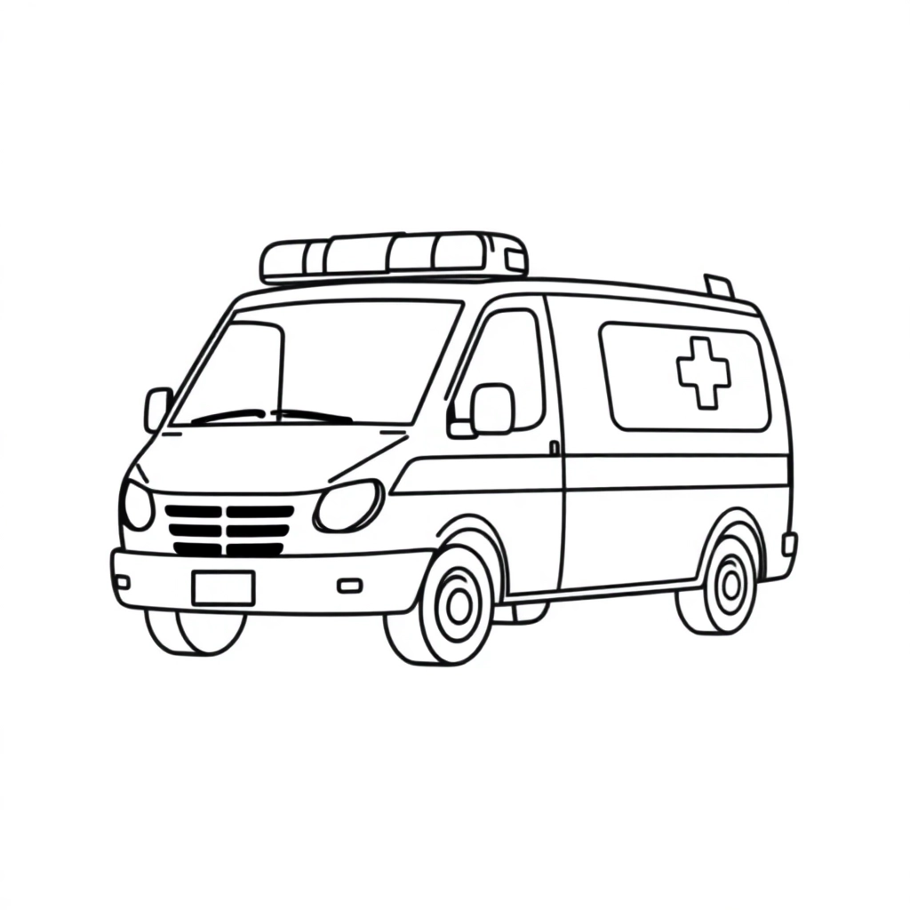 救护车 صفحات التلوين