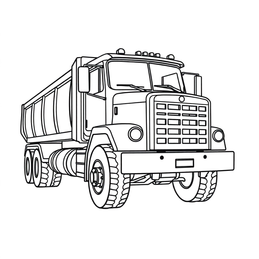 大货车 صفحات التلوين