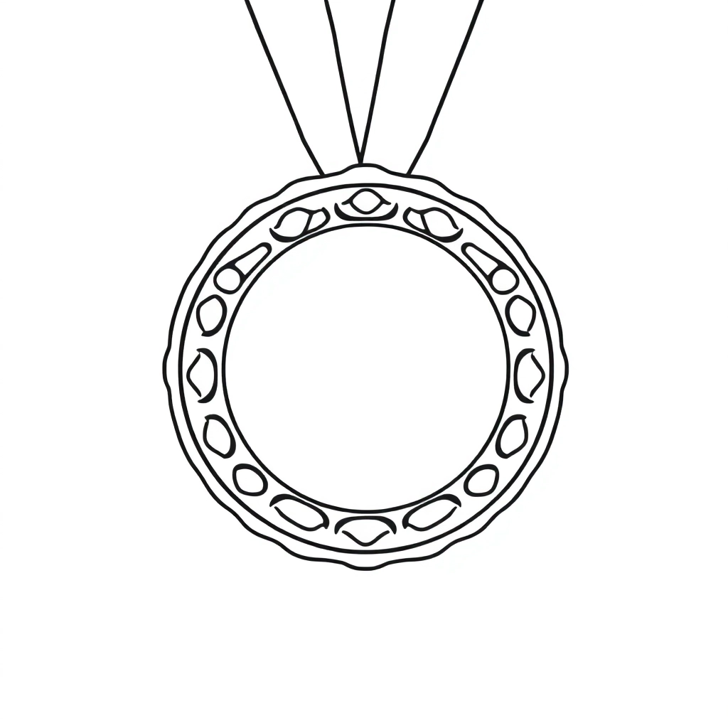 medal صفحات التلوين