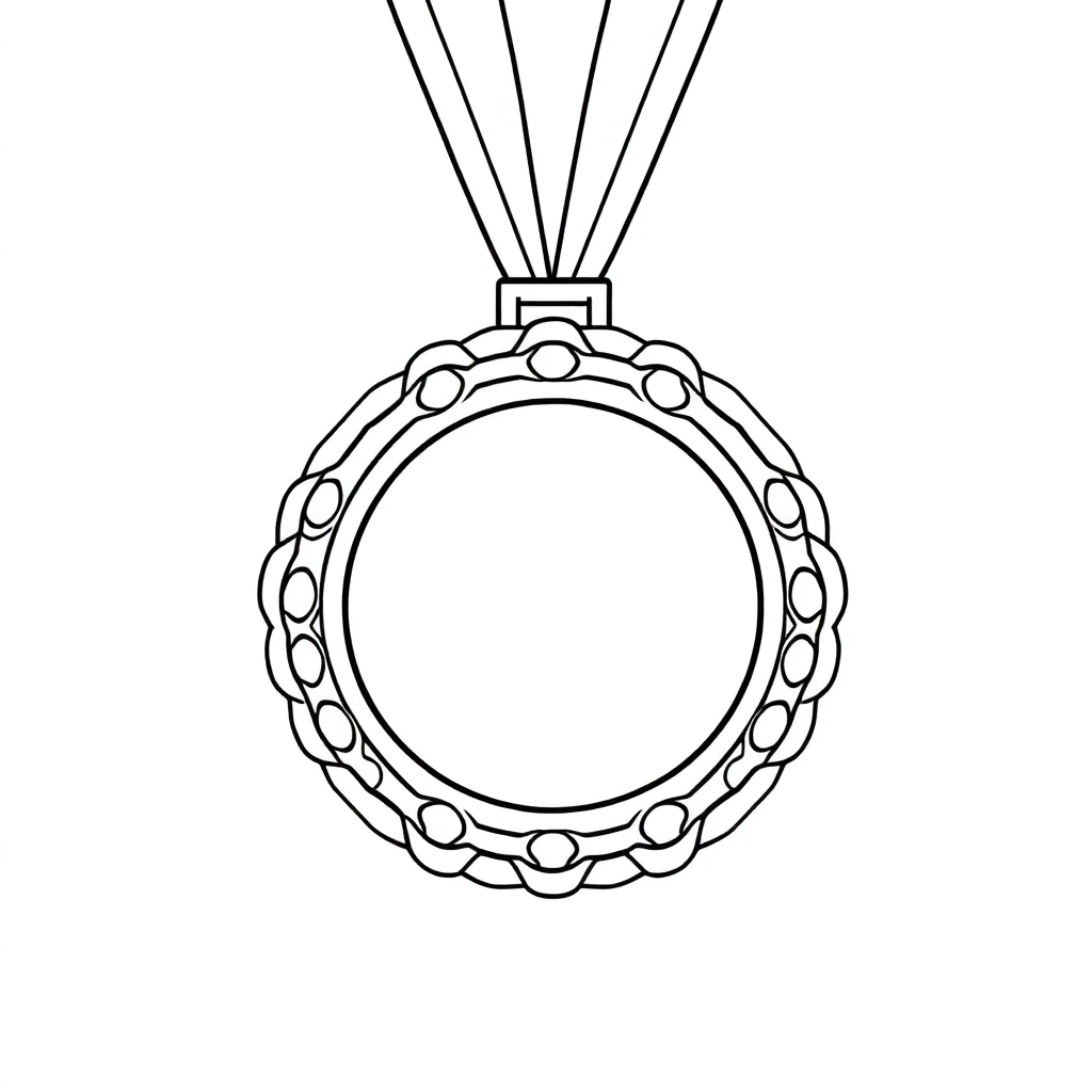 medal صفحات التلوين