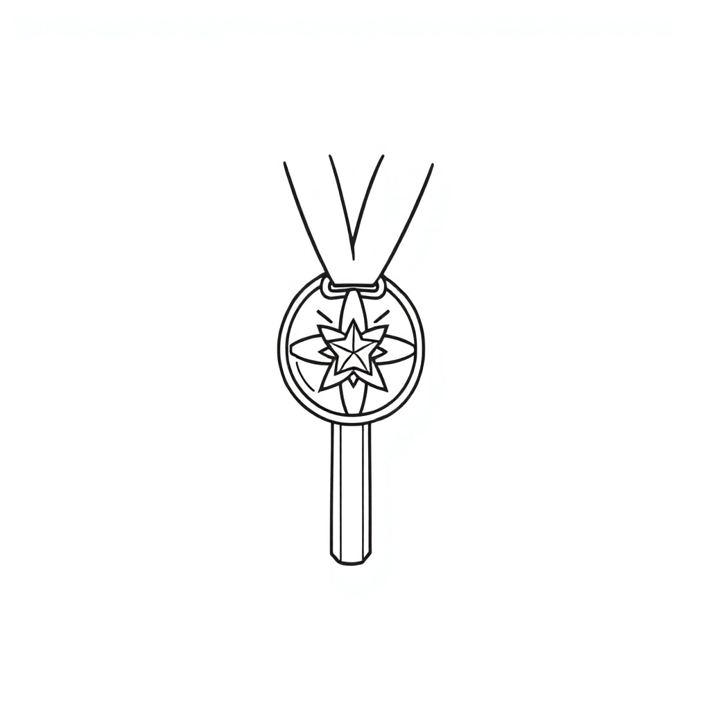 key holder medal صفحات التلوين