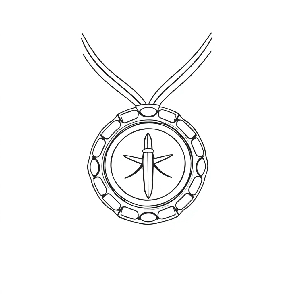 key holder medal صفحات التلوين