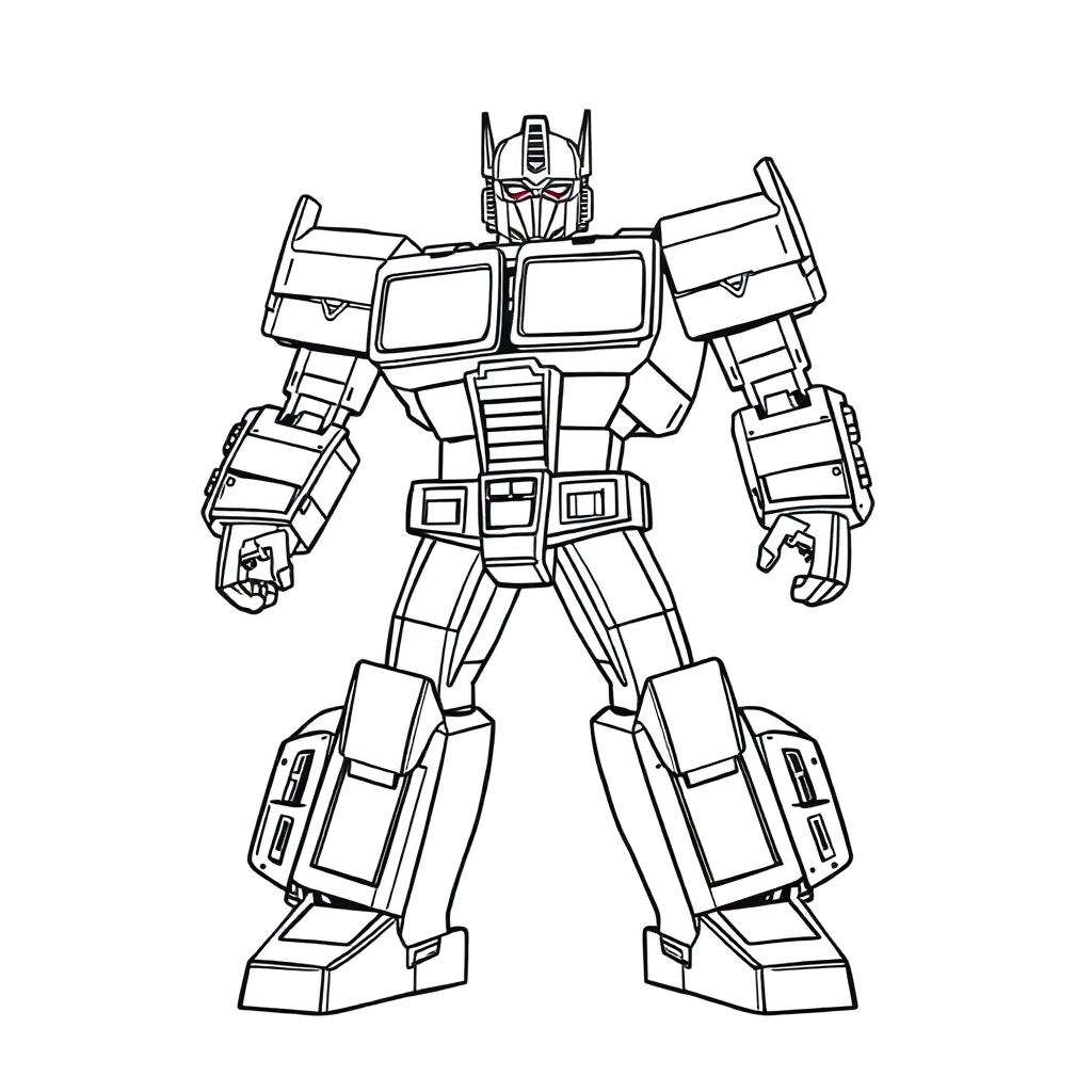 Optimus Prime mini صفحات التلوين