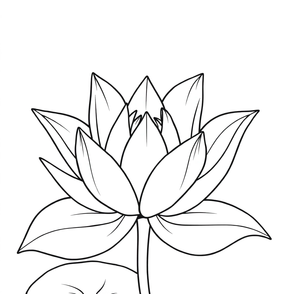 lotus صفحات التلوين