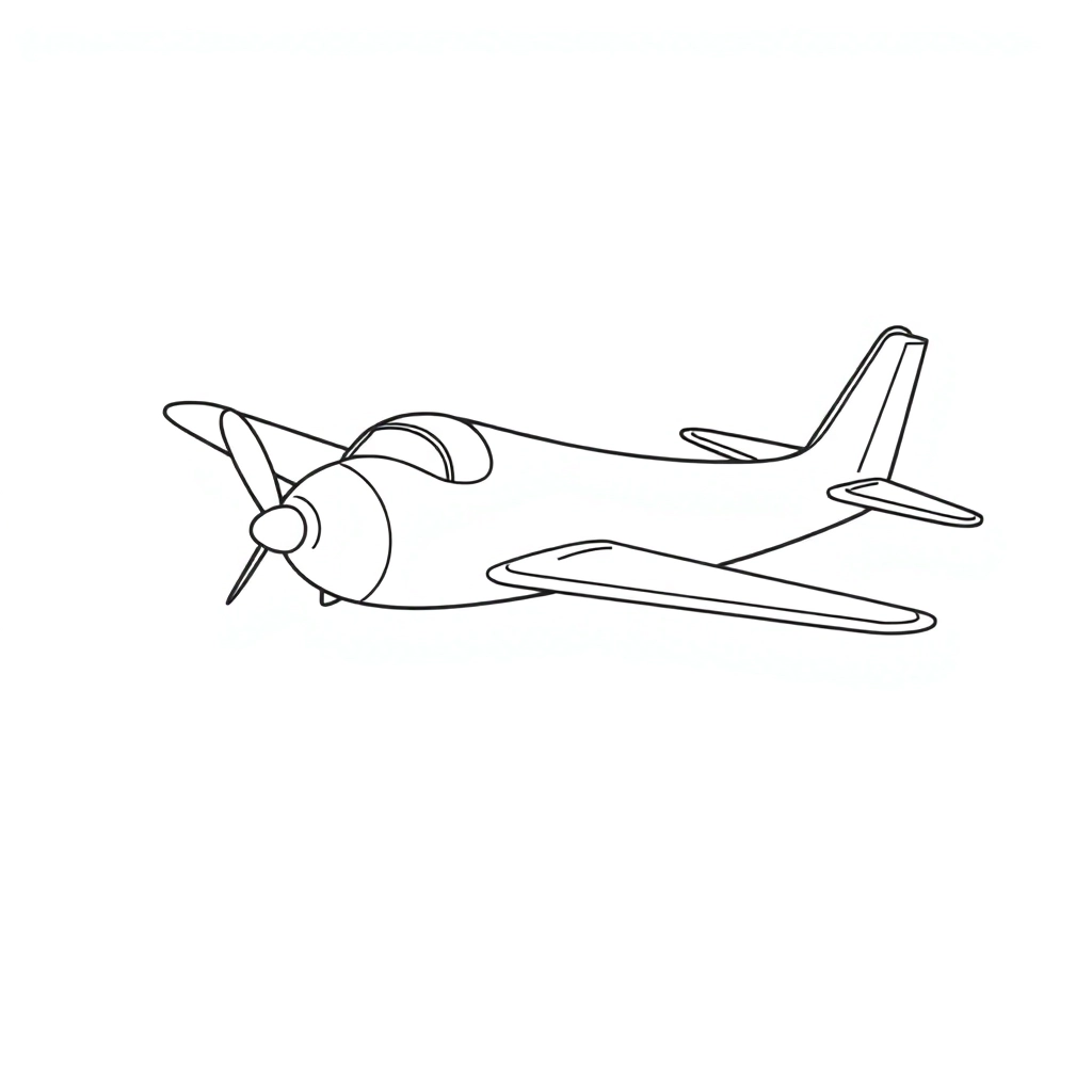 Airplane  صفحات التلوين