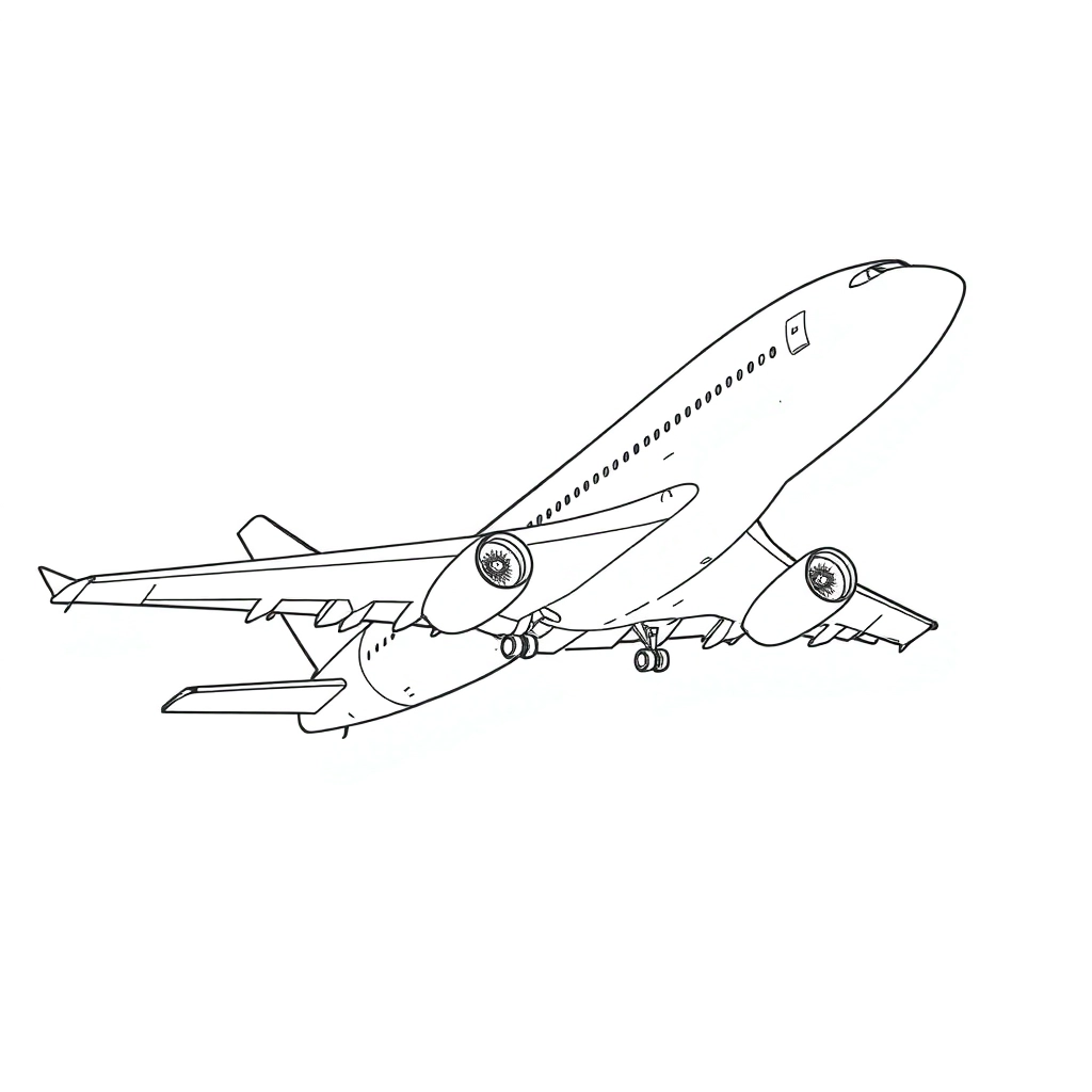 空客A380800飞机 صفحات التلوين