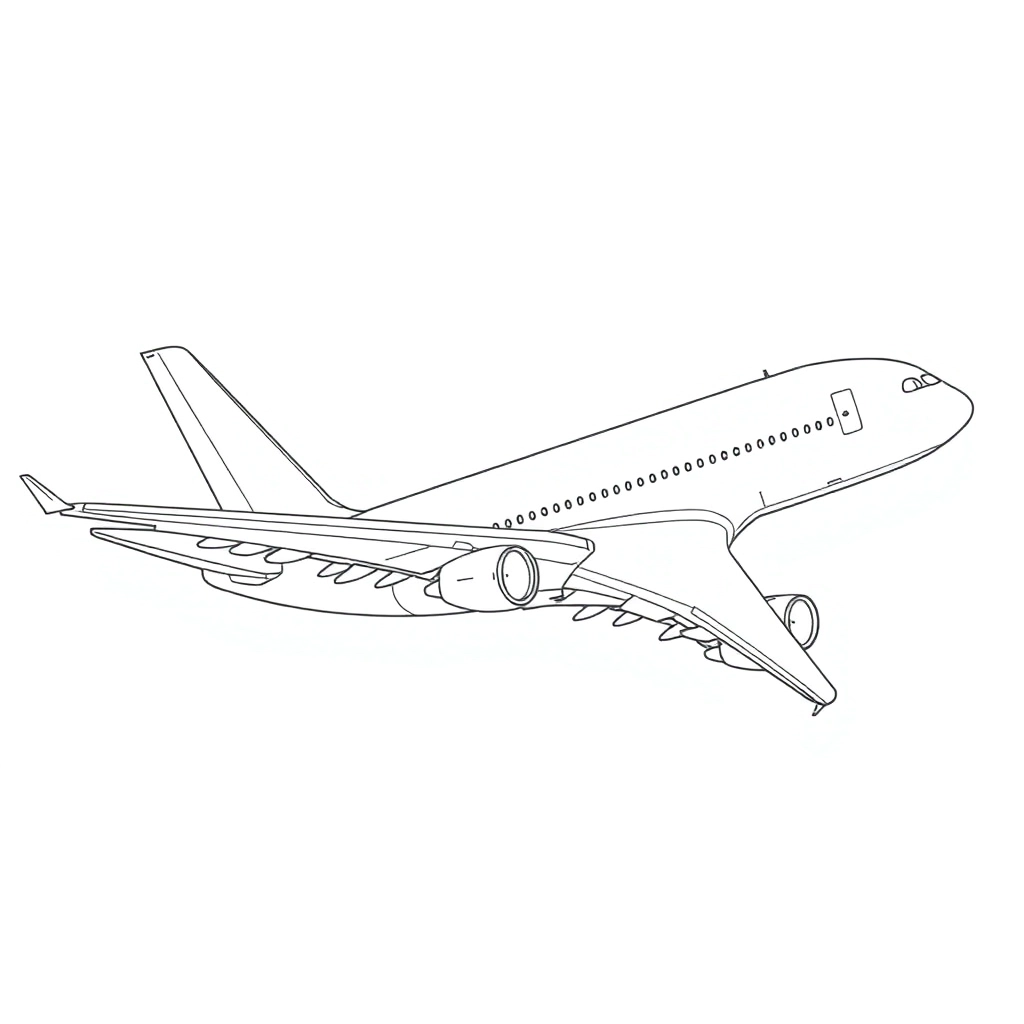 空客A380 صفحات التلوين