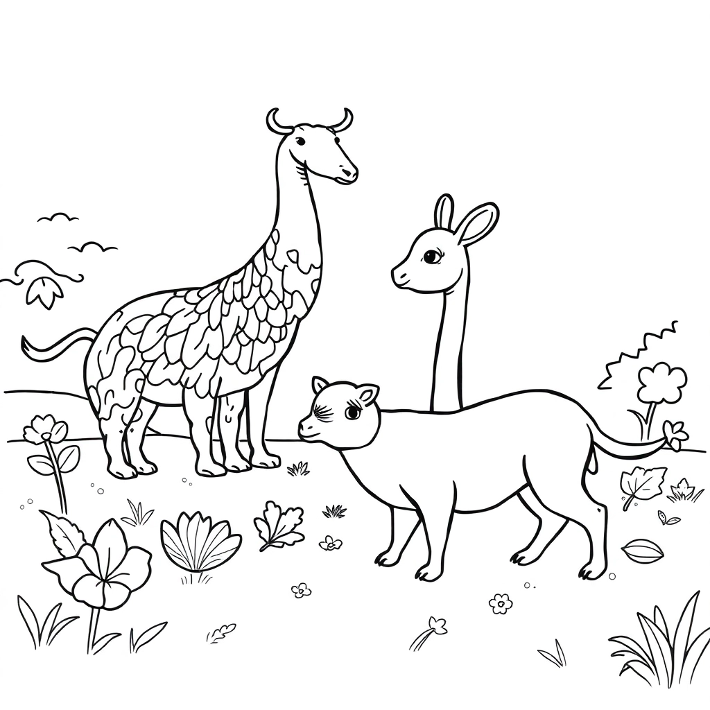 animals صفحات التلوين